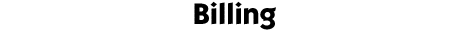 Billing
